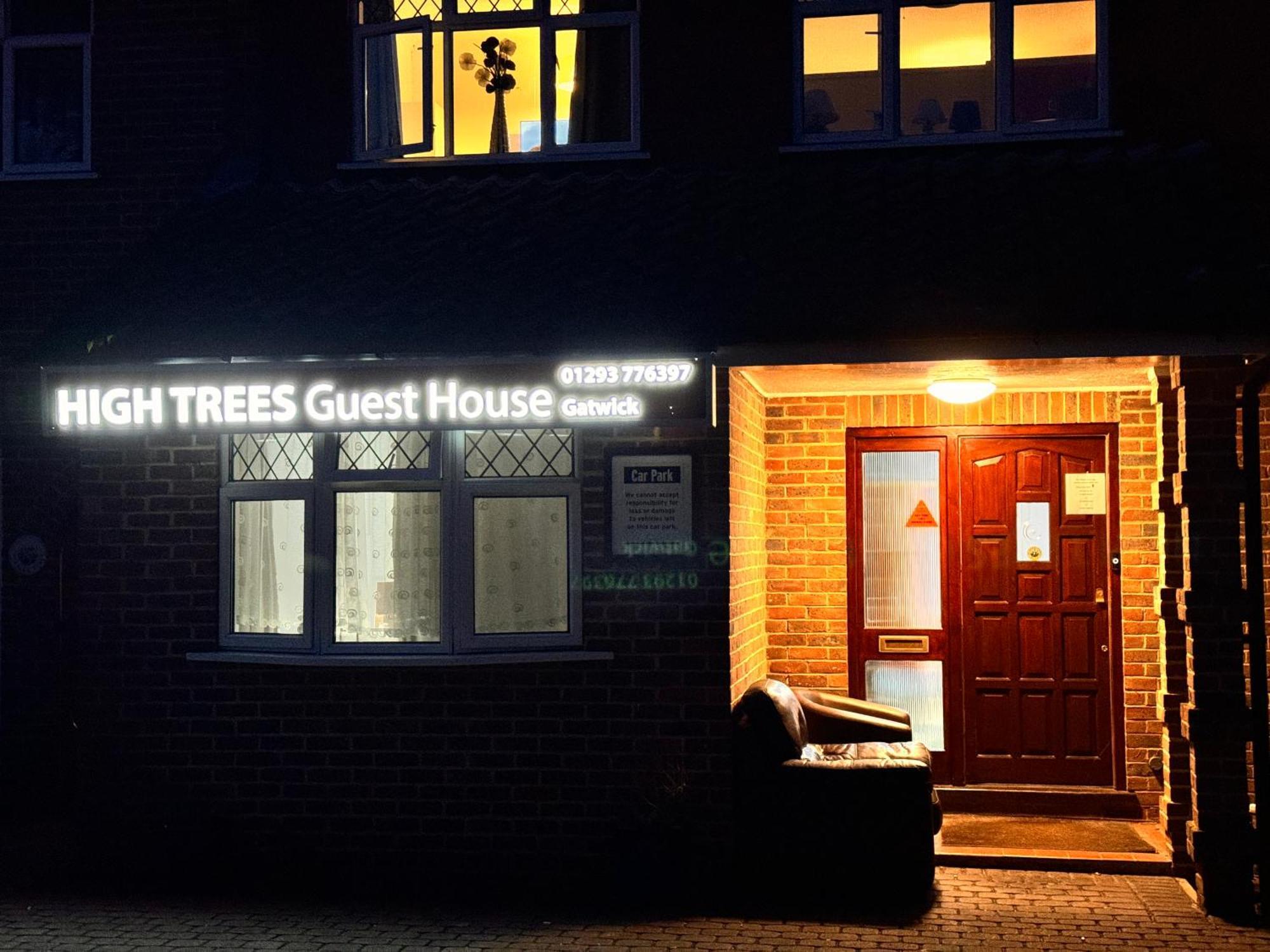High Trees Guest House Gatwick Хорли Экстерьер фото