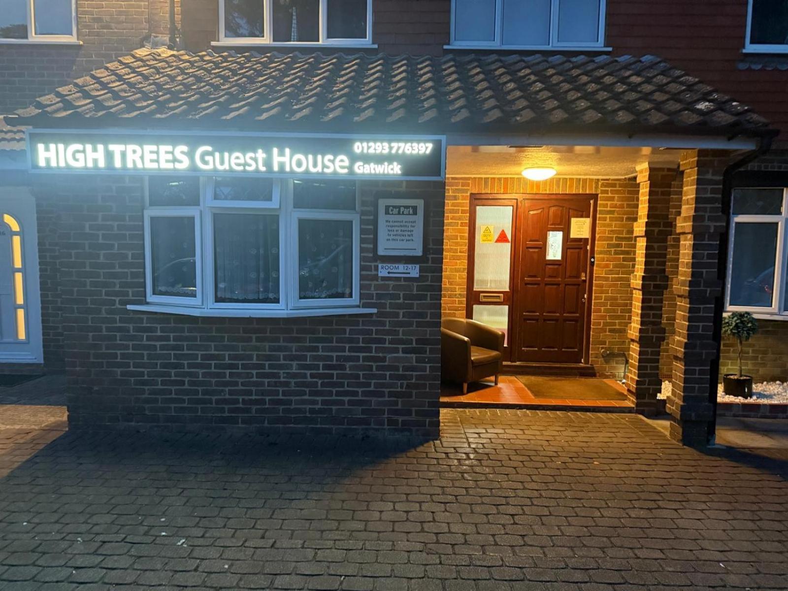 High Trees Guest House Gatwick Хорли Экстерьер фото